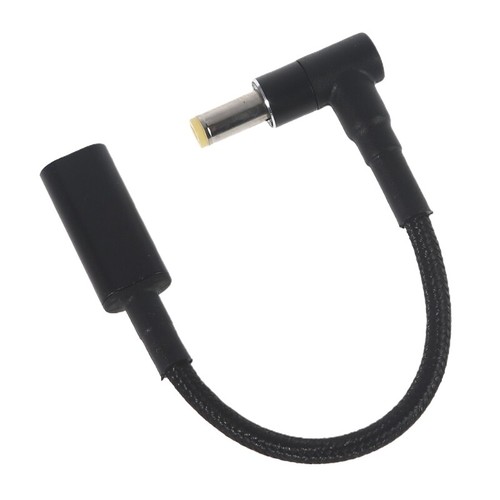 5.5 x 1.7 mm Power Charging Wire 100W PD USB Type C Female Input to 90 Degree - Photo 6 sur 10