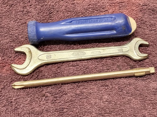 Vintage CAN-AM TOOL BOMBARDIER AUSTRIA SCREW DRIVER END WRENCH 13-10mm DIN 895 - Picture 10 of 11