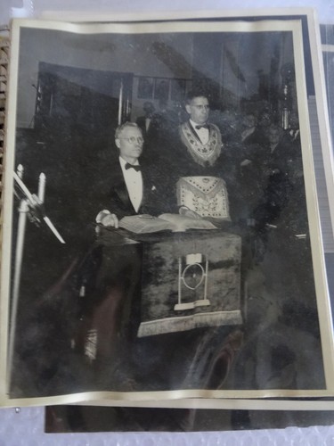 fREEMASONS MASONIC LODGE FOREST PARK 578 ROSTER LAWS CEREMONY PHOTOS neocurio - Picture 5 of 9