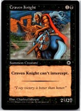 Magic the Gathering Craven Knight Portal x1 MTG Free Shipping!