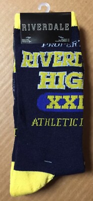 HYP Riverdale High Warner Brothers 2 Pair 6-12 Men s Crew Socks New Tags AR200