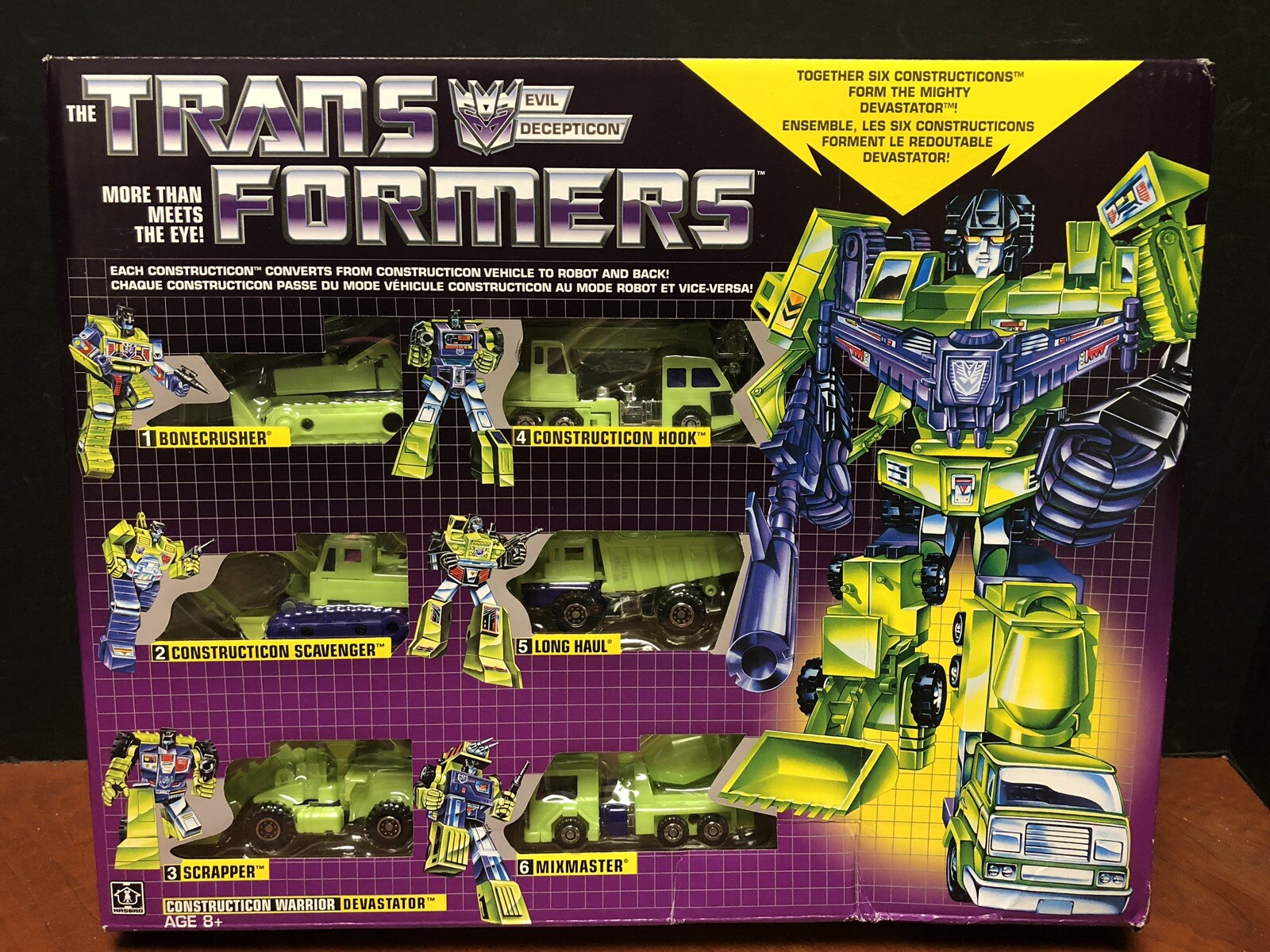 Transformers G1 Reissue Constructicon Warrior Devastator Set EM3830 Transformers G1 Reissue Constructicon Warrior Devastator Set EM3830