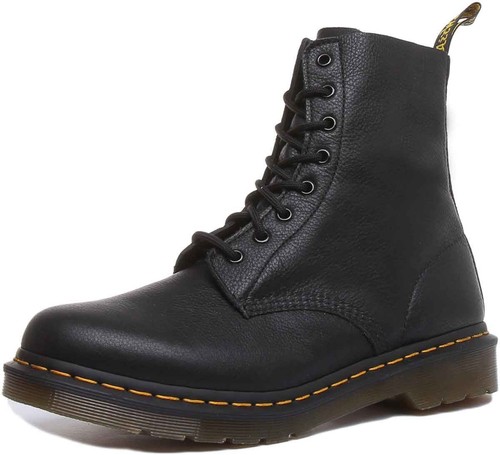 Dr. Martens Pascal Virginia Damen 8-Loch-Lederstiefel in Schwarz Größe UK 3 – 8 - Bild 6 von 12