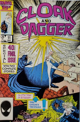 【アメコミリーフセット】CLOAK and DAGGER #1〜11(1986) Cloak and Dagger Marvel 25th Anniversary Mar No.11 1986