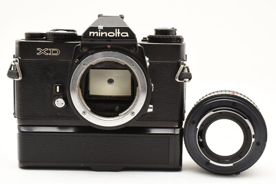 フィルムカメラ Minolta XD Black 35mm SLR + Winder #2121 MINOLTA XD Black – 東京CAMERA