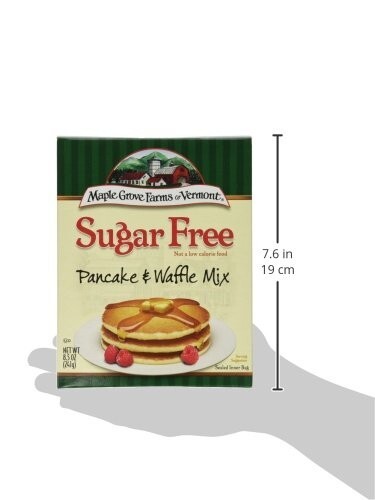 Maple Grove Mezcla natural para panqueques bajos en carbohidratos sin azúcar paquete de 8,5 oz - Imagen 2 de 4