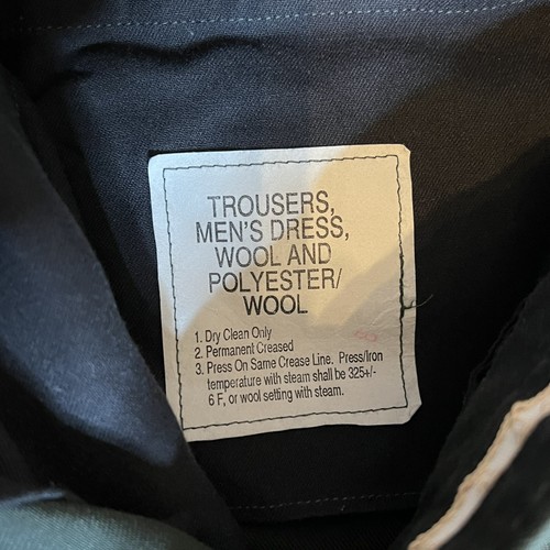 US Military Men's Army Green Class A Dress Uniform Pants Trousers SZ 32R (79) - Picture 3 of 4