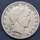 1906 D Barber Half Dollar 50c Better Grade Cleaned #54345