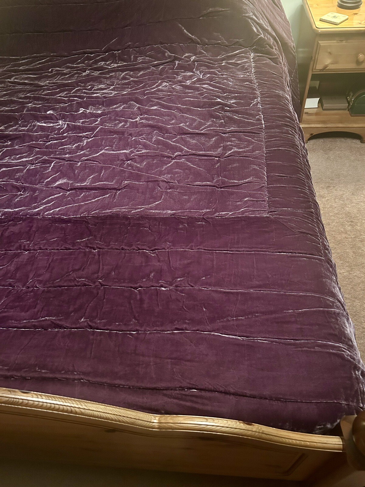 Laura Ashley Louise Plum Quilted Bedspread W260cm L240cm eBay