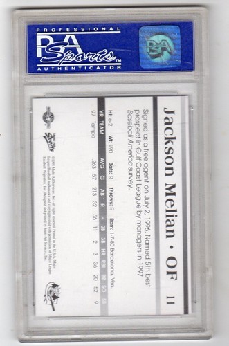 1998 Multi-Ad Jackson Melian Psa 9 MINT - Picture 2 of 2