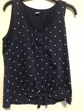 Old Navy Size Med Sleeveless T-shirt with tie waist