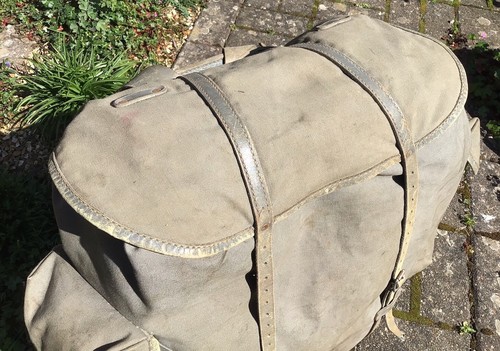 Vintage 1950’s Norwegian Bergans Original Canvas Backpack Rucksack Hiking - Picture 3 of 24