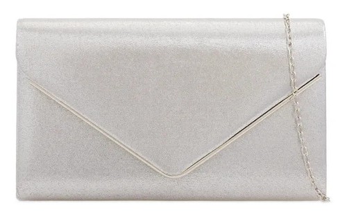 Womens Faux Suede Envelope Clutch Bag Prom Ladies Party Evening Handbag Purse UK - Picture 27 of 33