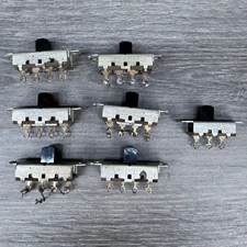 SwitchCraft Momentary Lot 7 Switches 3A 125v AC .5A 125v DC Model #1052