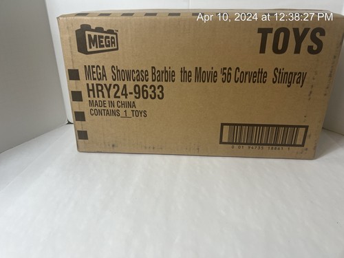 Mega Barbie The Movie 1956 Corvette Stingray Building Set NEW - Picture 3 of 7