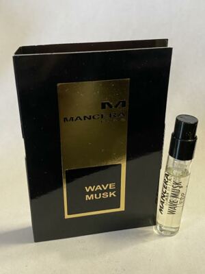 Mancera WAVE MUSK EDP Vial Sample 2ml 0.07oz New With Card