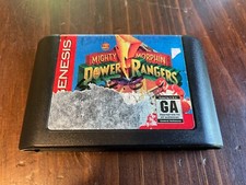 Mighty Morphin Power Rangers (Sega Genesis, 1994) — Cleaned & Tested — Cart Only