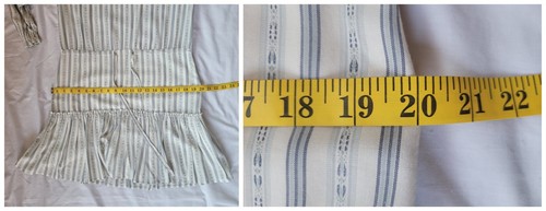 Paige Damen Kaylnn Streifen Arona Multi Kordelzug Taille Ausschnitt Krawatte Kleid S $ 229 Neu mit Etikett - Bild 5 von 14