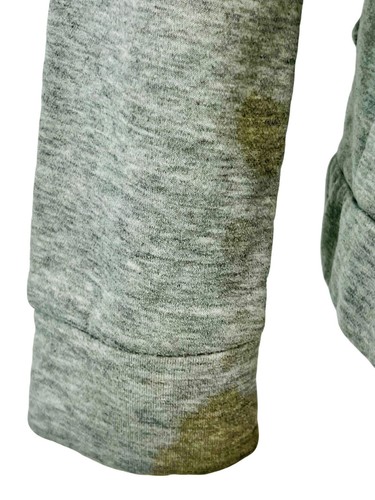 Digao Gray & Black Hooded Horns Sweatshirt w/Button Up Neck & Kangaroo Pocket - Picture 12 of 22