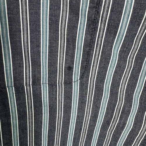 KingSize Shirt Adult 6XL Big Multicolor Striped Button Up Short Sleeve Men's - Picture 6 of 13