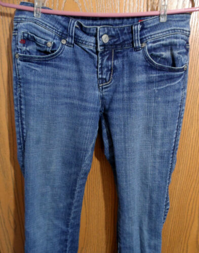 SEVEN 7 Jeans 26x32 Bootcut Leg Medium Wash bestickt Tasche Designer Denim - Bild 7 von 8