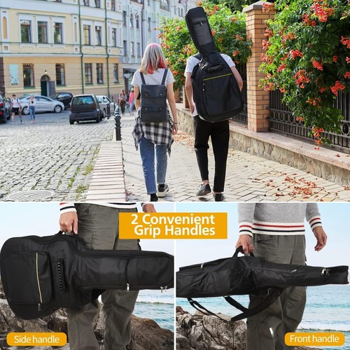 Guitar Bags, 2 Pack Guitar Gig Bag, 38 40 41 inch Electric Guitar Case, Waterpro - Picture 6 of 7