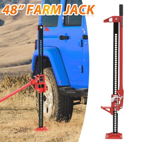 48" 3 Ton High Lift Recovery Ratchet Farm Jack Tractor Winch Hoist 4x4 Off Road - Picture 13 of 15