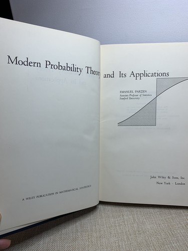 Modern Probability Theory And Its Applications by Emanuel Parzen 1960 First Edit - Bild 9 von 13