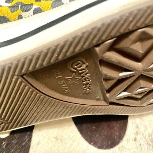 Converse Chuck Taylor All Star Knee High Leopard Print Shoes Zip Bac Size 5 NEW - Picture 8 of 8