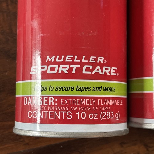 Mueller Tuffner 200902N Adherant Spray Pre-tape Pack Of 2 “10 oz can” Sport Care - Picture 2 of 2