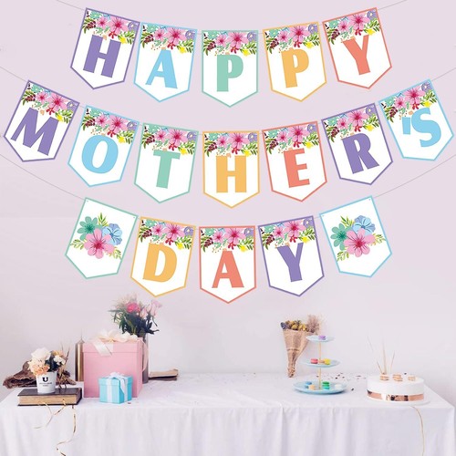 Happy Mom Day Colorful Decorations, Mother'S Day Party Decorations Supplies Colo - Picture 6 of 7