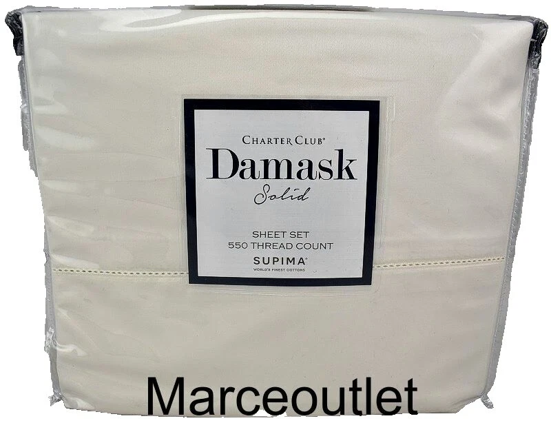 Charter Club Queen Damask Bed Sheets