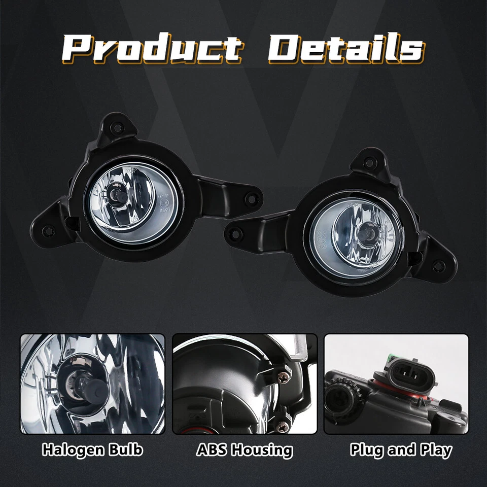 适用于丰田 C-HR CHR 2016 2017 2018 卤素雾灯 驾驶灯 带电线开关 — 第 2/4 张图片