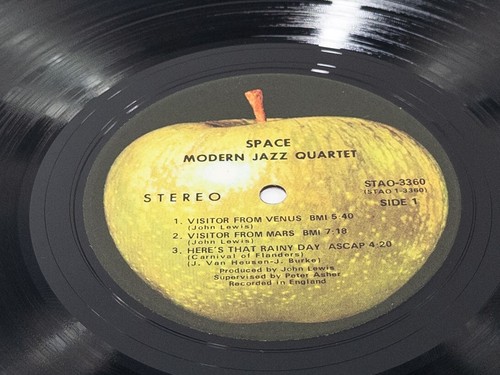 MJQ - Modern Jazz Quartet 1969 Apple Records Vinyl LP, STAO3360 GF, VG+ - Picture 5 of 7
