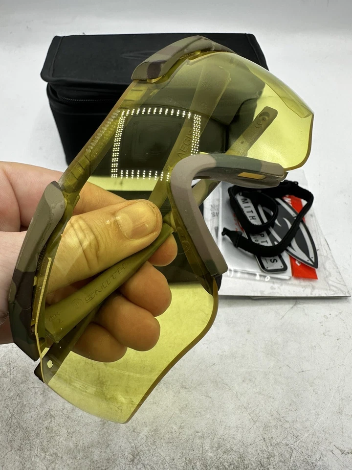 Smith Optics AEGIS Frame, Yellow Lens Shooting Glasses Multicam OCP APEC - Image 4 of 4