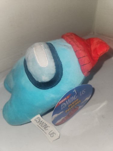 Among Us Blue Crewmate 8 Zoll mit roter Beanie Serie 2 Spielzeug Plüsch Neu mit Etikett S3. - Bild 3 von 3