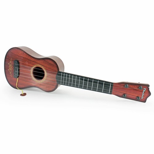Guitar Ukulele Toy Kids Musical Instrument Educational Children 4 Strings Wood - Picture 3 of 7