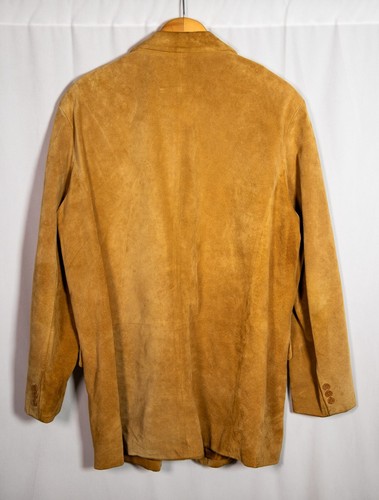 Danier Light Brown Leather Jacket / Overcoat 100% Leather - Men's Large - Picture 6 of 8