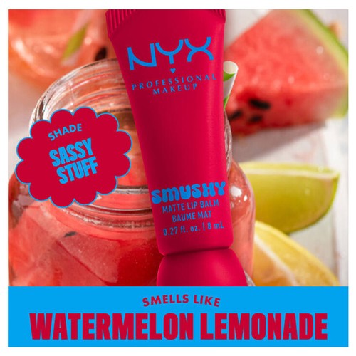 1 Bálsamo Labial NYX Smushy Mate Tintado Suave Acabado Mate "Elige tu 1 Color"*Alegría* - Imagen 38 de 44