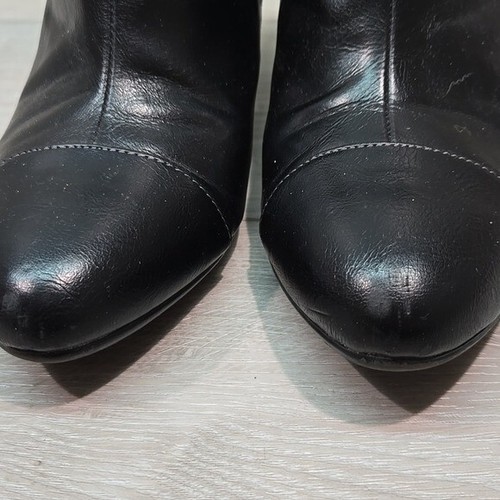 Naturalizer 5 Mujer Neebo Cuero Negro Botines Zapatos Talla 8.5M - Imagen 4 de 12
