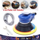 10000 RPM Air Palm Orbital Sander Random 6inch Hand Sanding Pneumatic Round