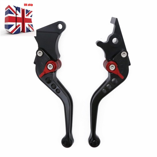 CNC Short Brake Clutch Levers Hand For Suzuki GSR750/GSX-S750 2011-22 2023 Black - Picture 2 of 12