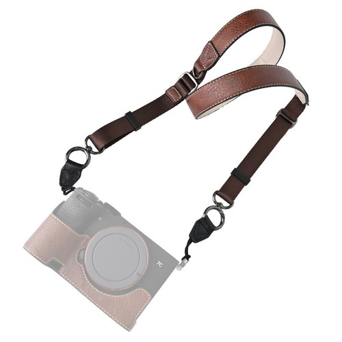V303 Leather Neck Shoulder Strap for Canon Sony Nikon FUJI Mirrorless Camera - Picture 3 of 26