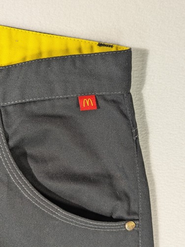 Timeless Element for McDonald's Mens Uniform Pants Black 34-32 Polyester Blend - Picture 2 of 10
