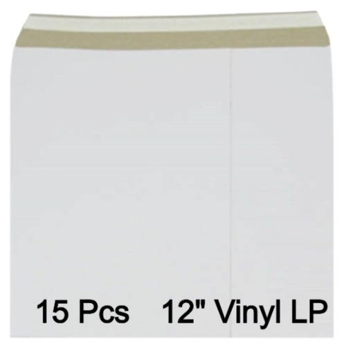 White LP 12" Vinyl Card Mailer 500gsm Peel & Seal Envelopes LOT - Picture 33 of 196
