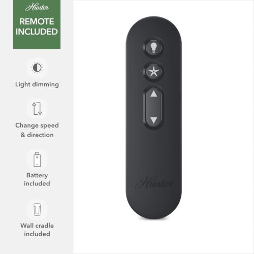 Hunter Apache Fan Wifi Apple HomeKit/Google Home/Alexa 54 in. Noble Bronze 59226 - Picture 3 of 7