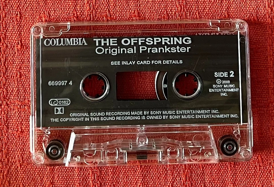 THE OFFSPRING - CASSETTE SINGLE IN STICKERED CARD SLEEVE - ORIGINAL PRANKSTER Foto 2 de 4