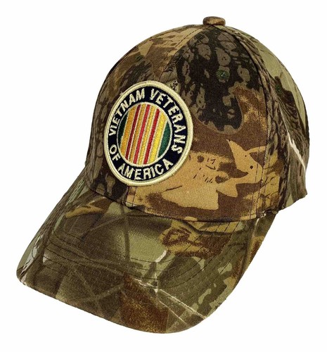 Baseballmütze Vietnam Veteranen Amerikas Veteranen Logo verstellbar Wald Tarnmuster Mütze