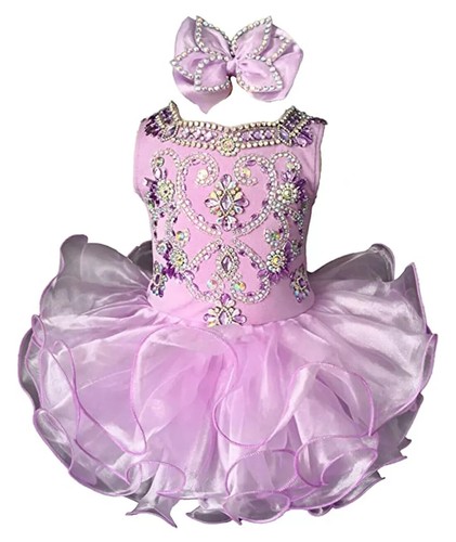 Jenniferwu Baby Girl Pageant Dress Handmade Beaded Dresses 3T