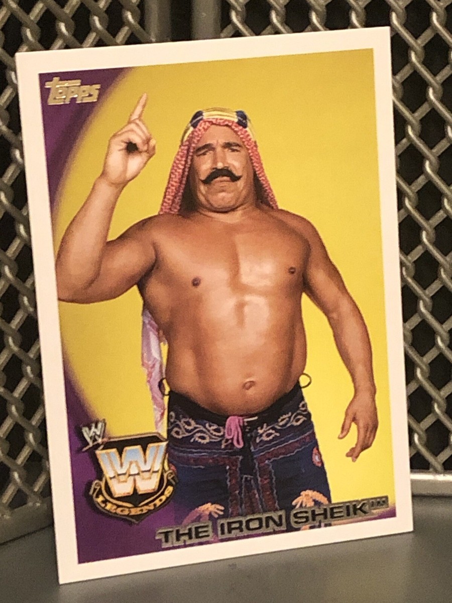 2010 Topps Iron Sheik Legends WWE Wrestling Card #95 WWF